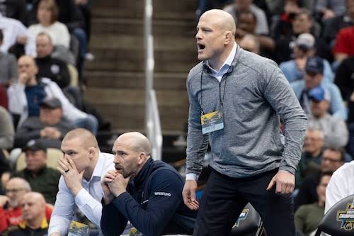 The top-ranked Penn State wrestling team discusses recruitment, but NIL before Bassett’s decision