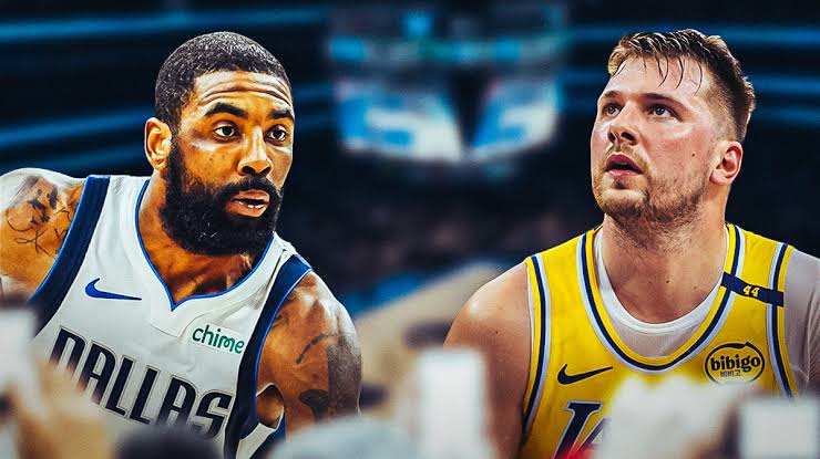 Following recent criticism from the Mavericks top management, Kyrie Irving backs Luka Doncic.
