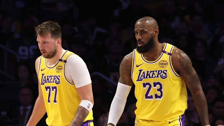 Speaking out about former Mavericks player Luka Doncic’s sluggish start with the Lakers, LeBron James