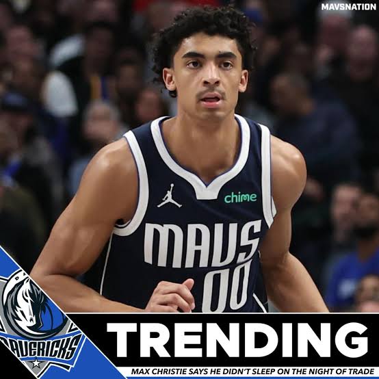 Max Christie discusses his candid initial response to the Dallas Mavericks move.
