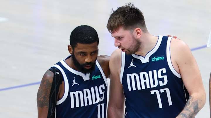 Regarding the Dallas Mavericks sending Luka Doncic to the Lakers, Kyrie Irving speaks out.