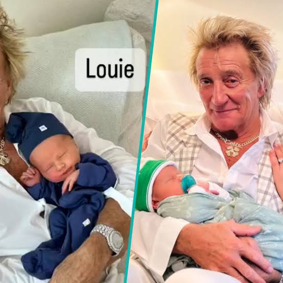 Rod Stewart welcome a new born baby by his first….