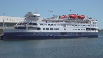 The cruise ship season in Portland has commenced.