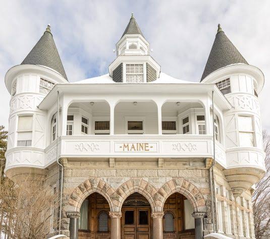Poland Spring Resort’s architectural and cultural heritage at the Maine State Building.