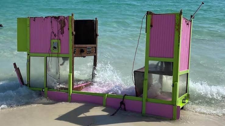 Unidentified trash washes up on Panama City Beach