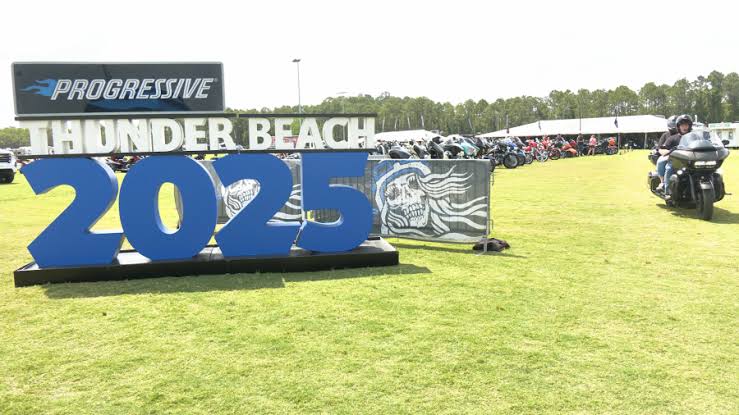Panama City Beach is reached by the Thunder Beach Motorcycle Rally.