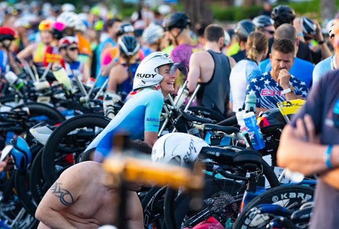 Severe weather caused the IRONMAN race at Panama City Beach to end early.  The swim was called off.