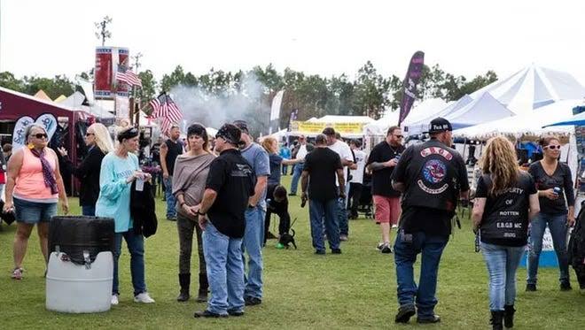 Despite continuing development, a large number of bikers visit Panama City Beach.