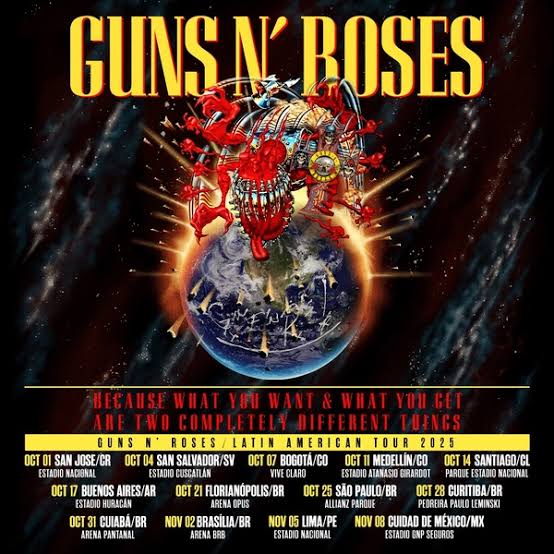 Metallica and Guns N’ Roses Announce Epic Final Joint Tour – Dates and Cities Revealed…