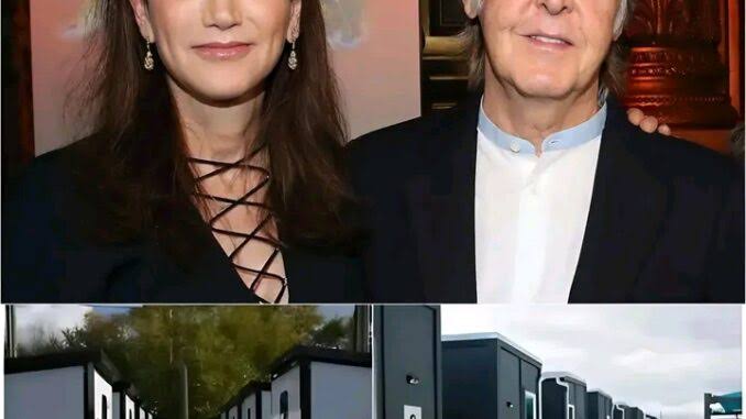 BREAKING NEWS: Pop and rock legend Paul McCartney and his wife have donated their entire $12.9 million bonus and sponsorship earnings to a homeless shelter initiative, helping fund the construction of 150 housing units with 300 shelter beds…